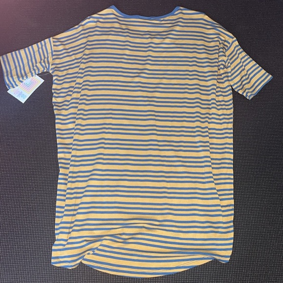 NWT Butter soft LuLaRoe Irma Tee shirt women’s XXS contrast ringer collar long - Picture 6 of 8